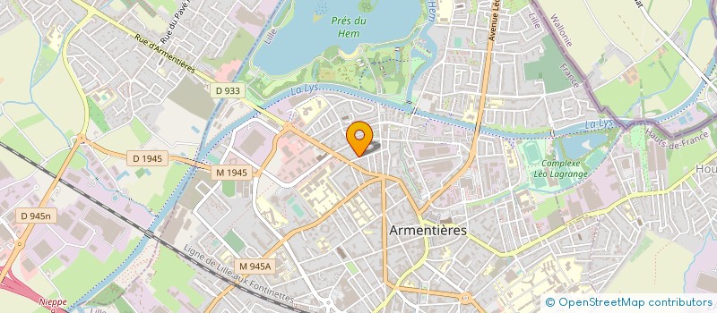 localisation de l'entreprise SOLARONICS SA à ARMENTIERES