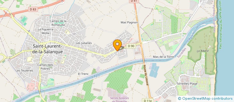 localisation de l'entreprise SOLARPRO SOLUTIONS  SAINT-LAURENT-DE-LA-SALANQUE