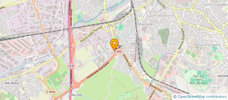 localisation de l'entreprise SOLARPROD66  PERPIGNAN