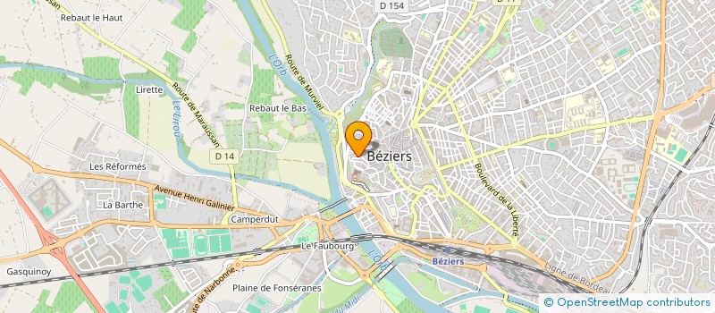 localisation de l'entreprise SOLARSHIP à BEZIERS