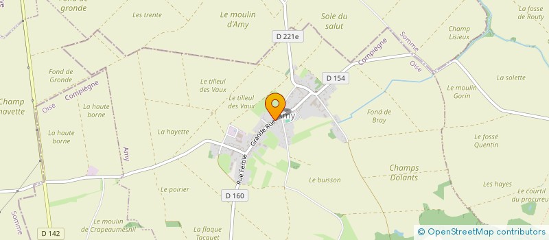 localisation de l'entreprise SOLARTEC à THIESCOURT