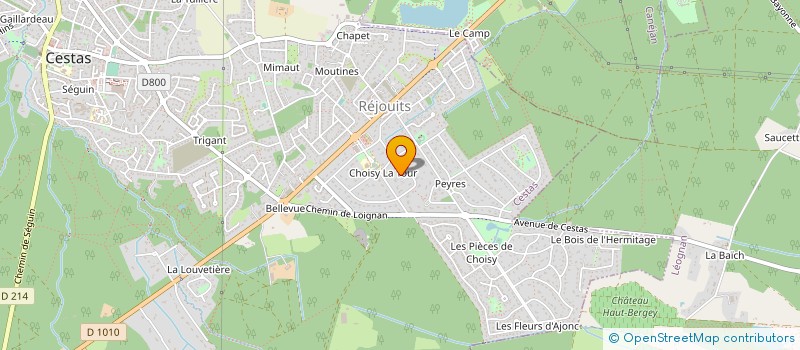 localisation de l'entreprise SOLARWASH à CESTAS
