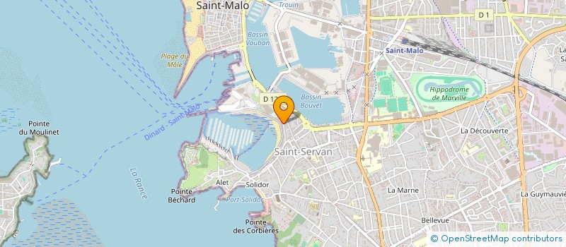 localisation de l'entreprise SOLARWRAP COTE D'EMERAUDE  SAINT-MALO