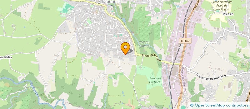 localisation de l'entreprise SOLARYM  CHAPONOST