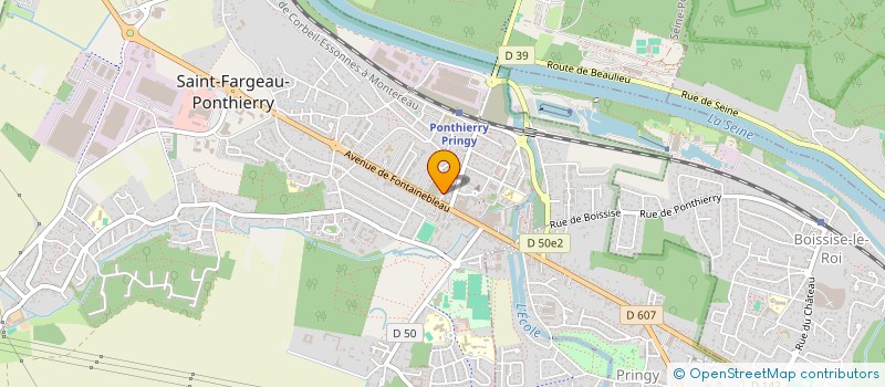 localisation de l'entreprise SOLARYS à SAINT-FARGEAU-PONTHIERRY