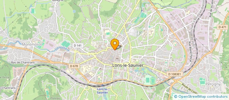 localisation de l'entreprise SOLAS FRANCE à LONS-LE-SAUNIER