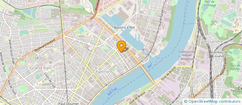 localisation de l'entreprise SOLASIE à BORDEAUX