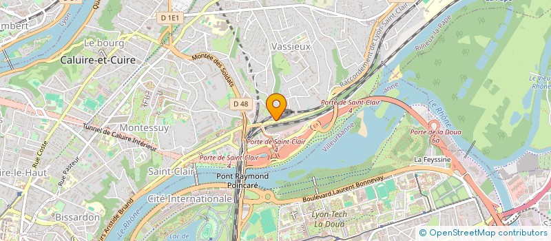 localisation de l'entreprise SOLASTA.TEAM  CALUIRE-ET-CUIRE