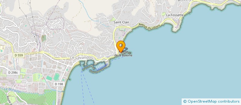 localisation de l'entreprise SOLASTRIA à LE LAVANDOU