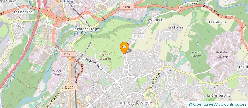 localisation de l'entreprise SOLATEX EUROPE à ANNECY