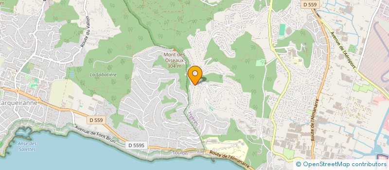 localisation de l'entreprise SOLATIM à HYERES