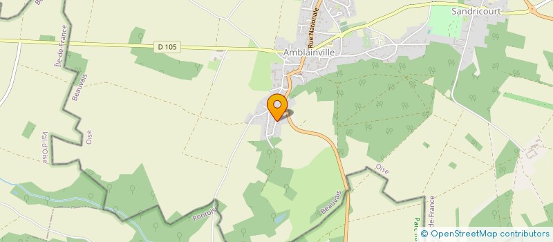 localisation de l'entreprise SOLAU  AMBLAINVILLE