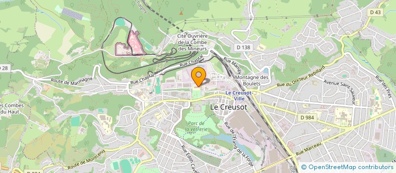 localisation de l'entreprise SOLAU &CIE à LE CREUSOT