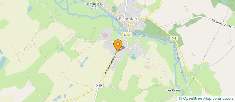 localisation de l'entreprise SOLAUDIS  ARGENT-SUR-SAULDRE