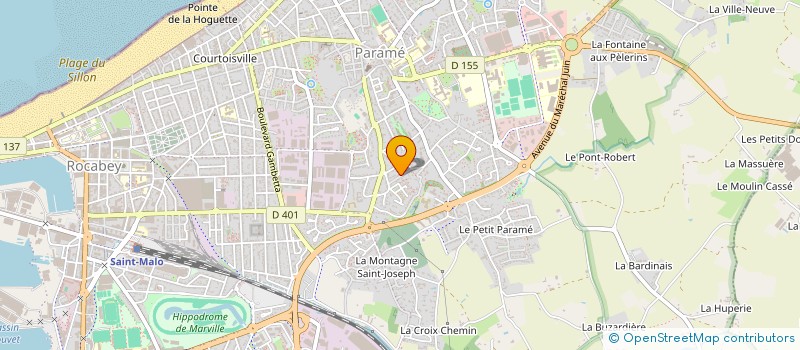 localisation de l'entreprise SOLAUPHARM  SAINT-MALO