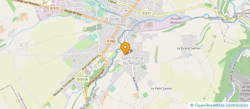 localisation de l'entreprise SOLAVAL NOUVEL HORIZON à SAINT-PIERRE-DU-REGARD