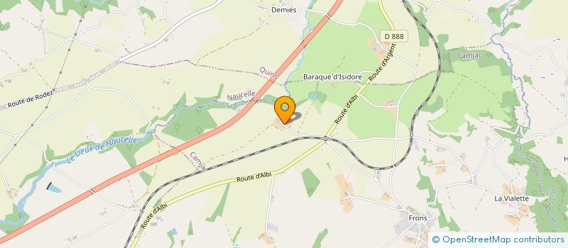 localisation de l'entreprise SOLAVEY  CAMJAC