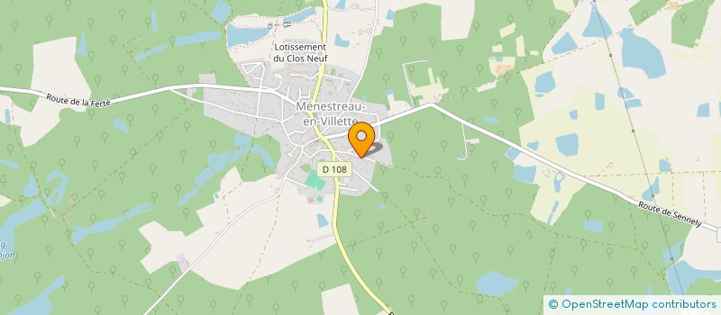 localisation de l'entreprise SOLAXIOS à MENESTREAU-EN-VILLETTE