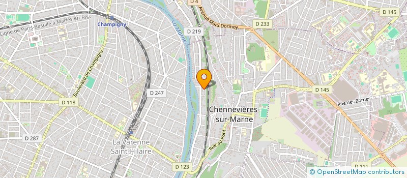 localisation de l'entreprise SOLAY  CHENNEVIERES-SUR-MARNE