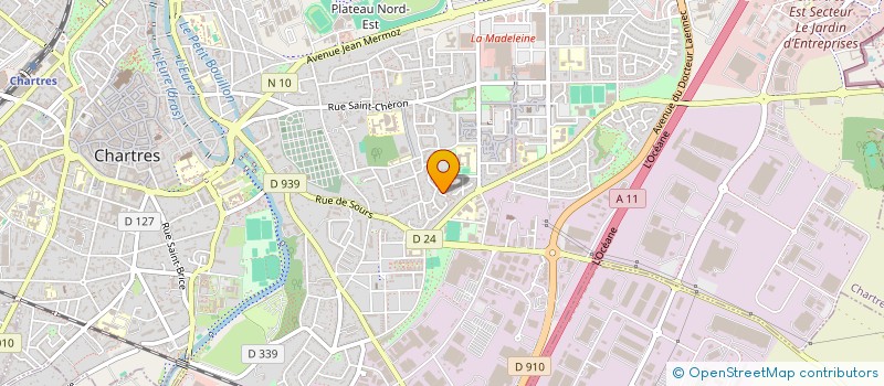 localisation de l'entreprise SOLAYL à CHARTRES