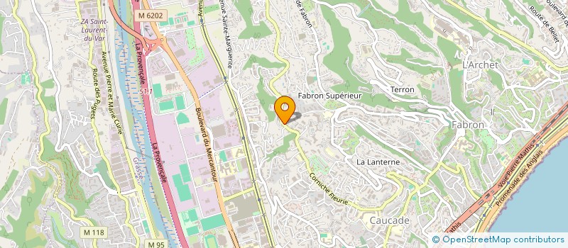 localisation de l'entreprise SOLAZUR ENERGIES  NICE