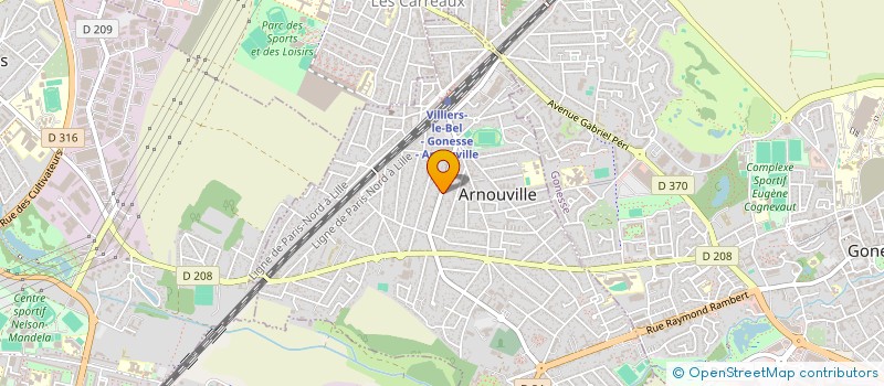 localisation de l'entreprise SOLBAT à ARNOUVILLE