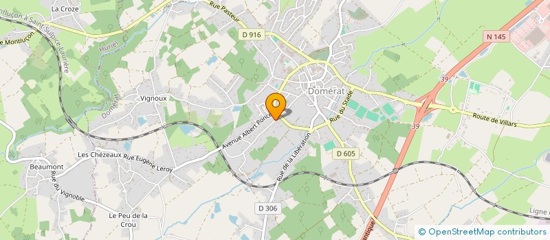 localisation de l'entreprise SOLBATECH à PREMILHAT