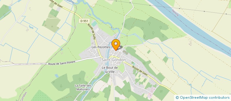 localisation de l'entreprise SOLBERVAL à SAINT-GONDON