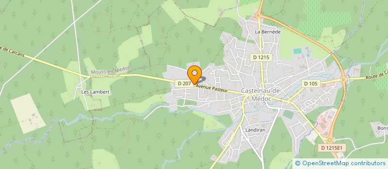 localisation de l'entreprise SOLBIE  CASTELNAU-DE-MEDOC