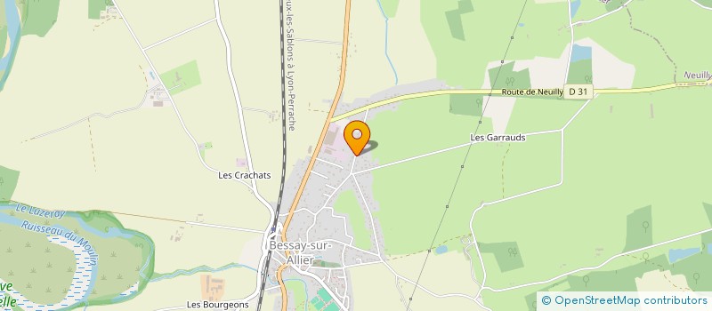 localisation de l'entreprise SOLBO RENOVATION  BESSAY-SUR-ALLIER