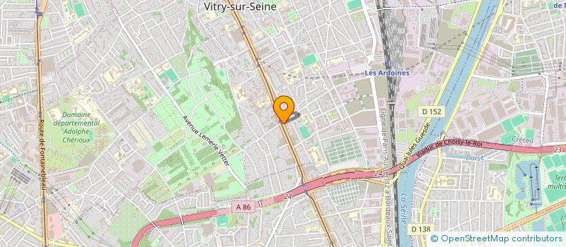 localisation de l'entreprise SOLCALEOL à VITRY-SUR-SEINE