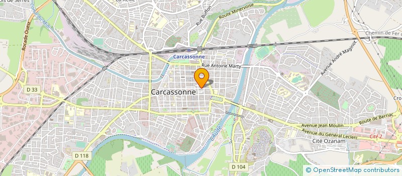 localisation de l'entreprise SOLCALL à CARCASSONNE