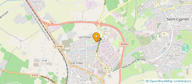 localisation de l'entreprise SOLCAT  ELNE