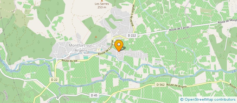 localisation de l'entreprise SOLCATTES  MONTFORT-SUR-ARGENS