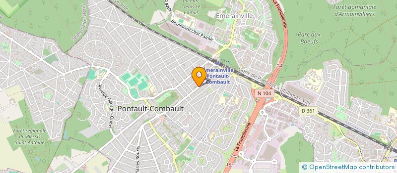 localisation de l'entreprise SOLCRIS REP à PONTAULT-COMBAULT