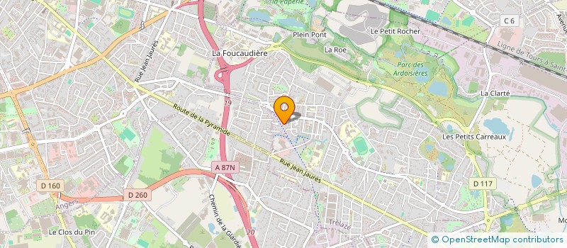 localisation de l'entreprise SOLD'OUT  TRELAZE