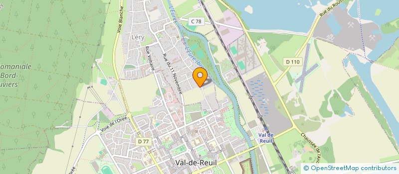 localisation de l'entreprise SOLDANELLE  LERY