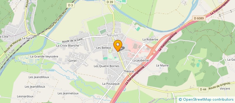 localisation de l'entreprise SOLDATOUT à NEUVIC
