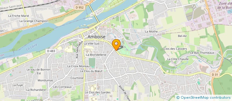 localisation de l'entreprise 'SOLDATS DE L'EMPIRE'  AMBOISE