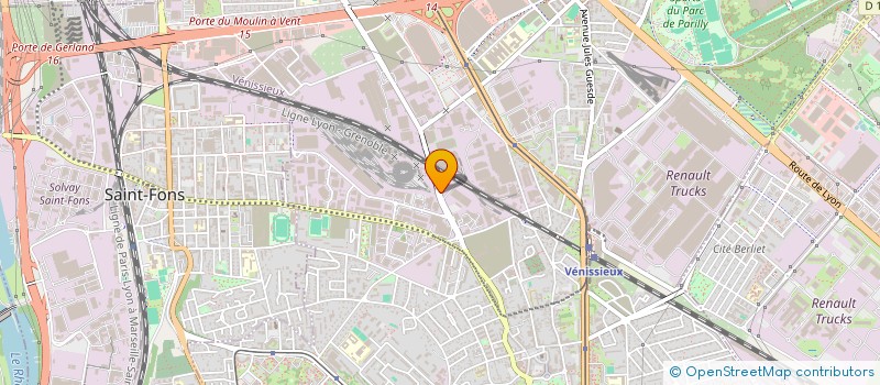 localisation de l'entreprise SOLDE MANIA  VENISSIEUX