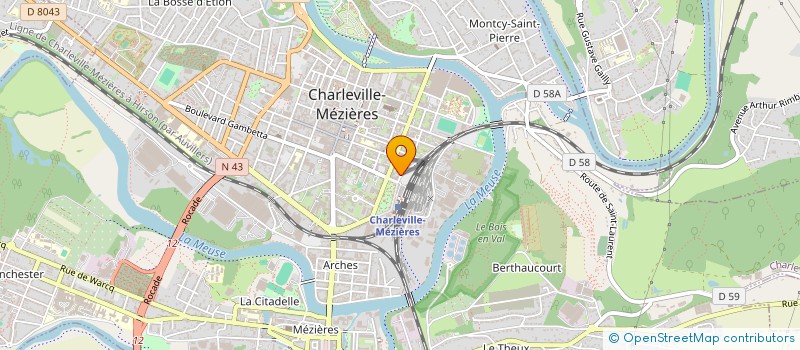 localisation de l'entreprise SOLDECO SA  CHARLEVILLE-MEZIERES