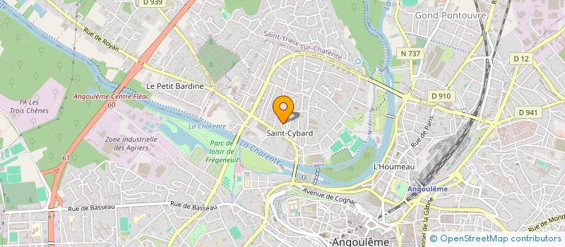 localisation de l'entreprise SOLDER PACK à ANGOULEME