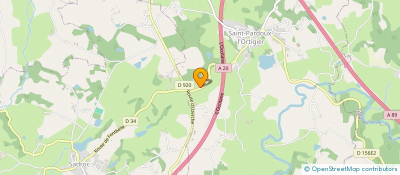 localisation de l'entreprise SOLDERIE CORREZIENNE à SAINT-PARDOUX-L ORTIGIER