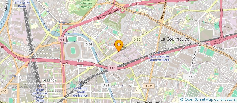 localisation de l'entreprise SOLDERIE DE FRANCE à AUBERVILLIERS