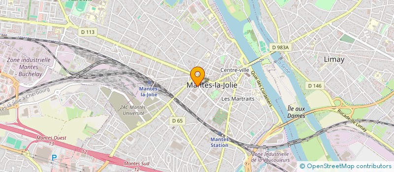 localisation de l'entreprise SOLDES PLUS à MANTES-LA-JOLIE