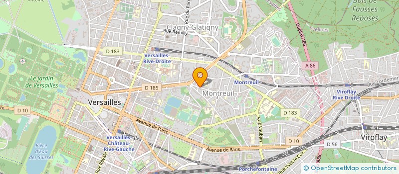 localisation de l'entreprise SOLDEV  VERSAILLES