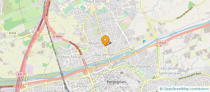 localisation de l'entreprise SOLDIS à PERPIGNAN