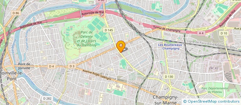 localisation de l'entreprise SOLDTOUT à CHAMPIGNY-SUR-MARNE