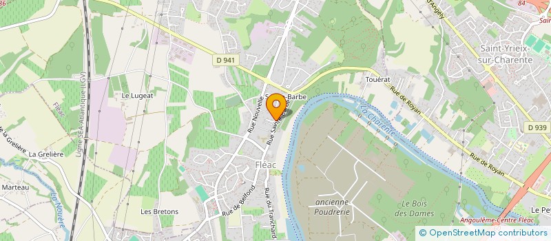 localisation de l'entreprise SOLE à FLEAC