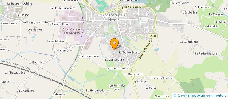 localisation de l'entreprise SOLE AVENIR CONSEIL à ARGENTRE-DU-PLESSIS